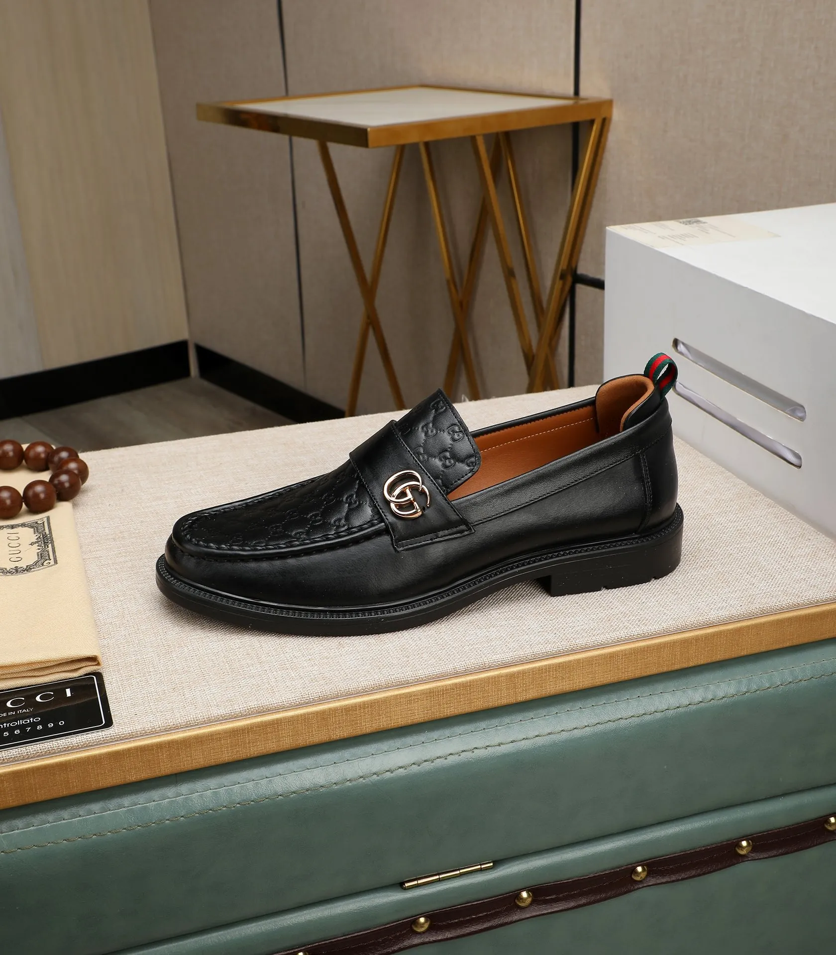 Men's men's shoes💰500📛📛Original (water-dyed cow lining) Gucci GUCCI official website formal shoes🌀 Italian🇮🇹imported cowhide➕top imported water-dyed cowhide lining💋Finely handmade original bottom, the real thing looks better when photographed in person Standard size 38-44